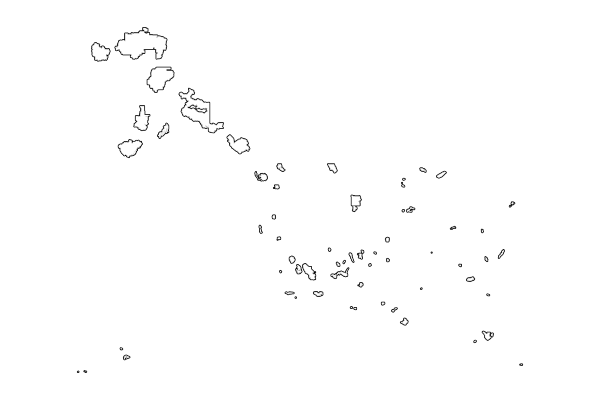 U.S. National Parks boundary map