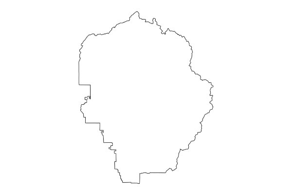 Yosemite National Park boundary map